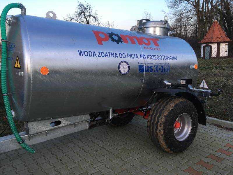 Przyczepa do wody pitnej w Spółce „USKOM”