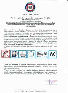 KOMUNIKAT UJĘCIE MIROCIN ŚREDNI
